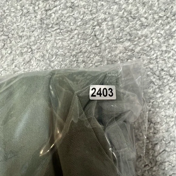 Frame Jeans Mens 31x26 Green L Homme Slim Wash Military Stretch Pants Denim - Picture 11 of 11